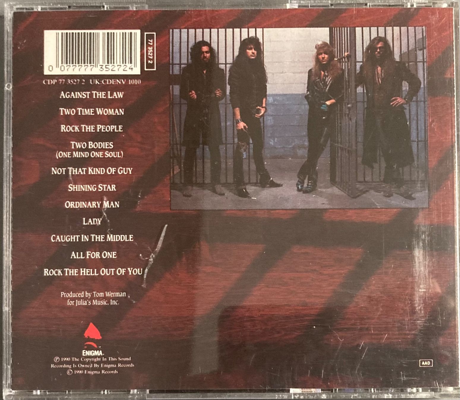CD: STRYPER - AGAINST THE LAW – Usato da Poliez-Pittet venduto da Newtown-Records 1
