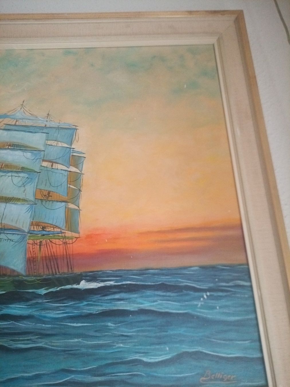 Dipinti: Segelschiff Malerei auf Leinwand Kunst – Usato da Emmenbrücke venduto da swi_8kxq 3