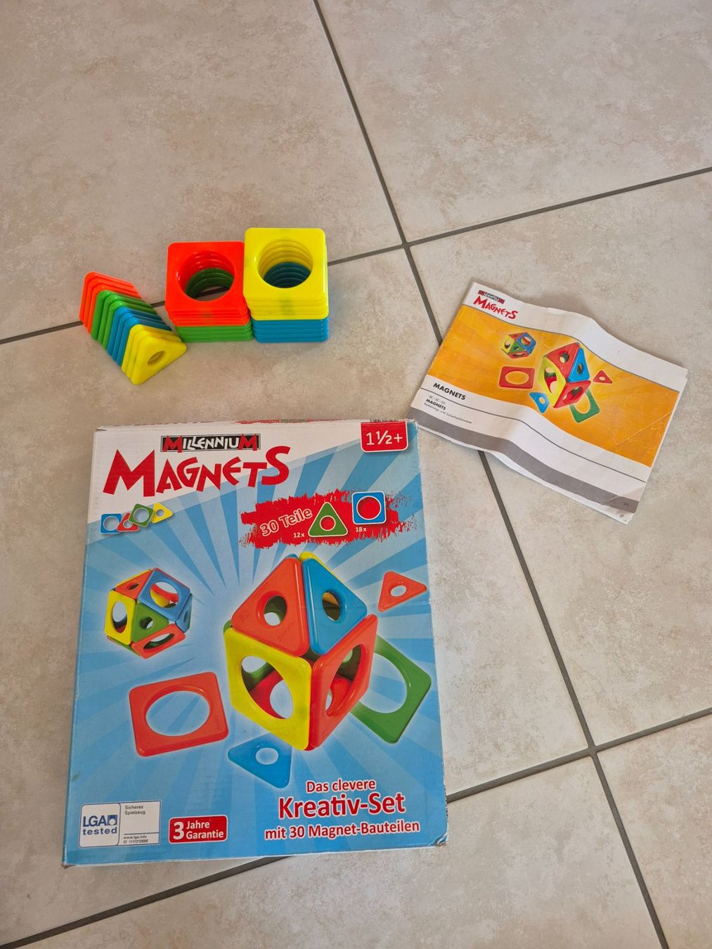 Giocattoli: Millennium Magnets, 30 Teile, Kreativ-Set – Usato da Lengnau AG venduto da Mefari