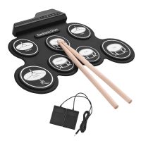 Elektronisches Schlagzeug-Set mit USB-Roll-Up-Silikon-Pad