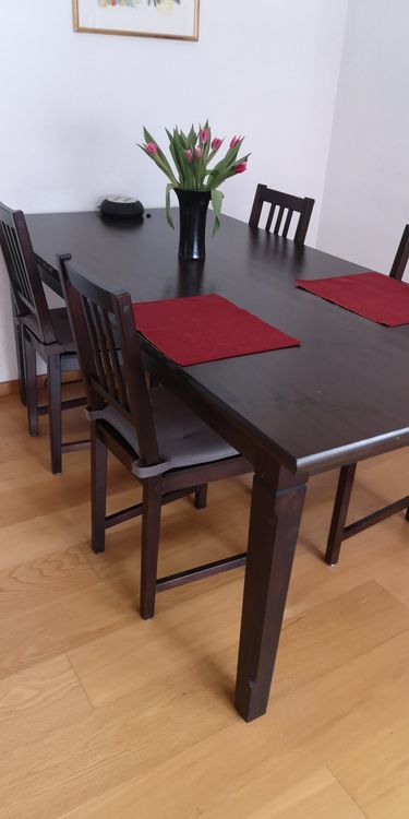 Ikea Esstisch mit Stühlen Kaufen auf Ricardo