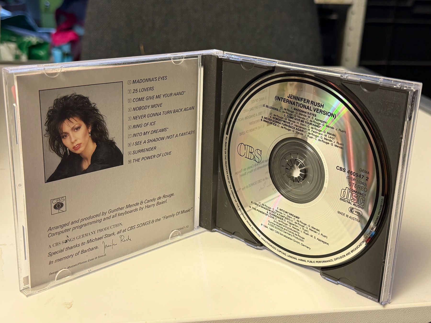 CD: Jennifer Rush (International Version) - HB21D – Nuovo (secondo la descrizione) da Küsnacht ZH venduto da Jazztilldawn 2