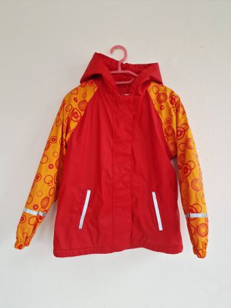 Regenjacke Lupilu Gr. 122/128 6-8Y Orange Rot