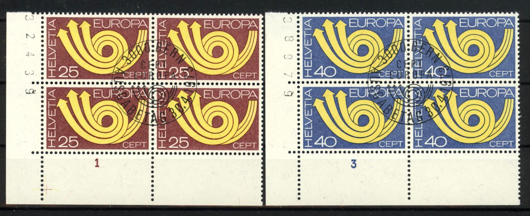 Tutti i francobolli: 1973, Europa, ET – Usato da Willisau venduto da Vollstempel