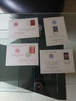 Lettres de Noël anciennes - Collection rares, 4 pièces!
