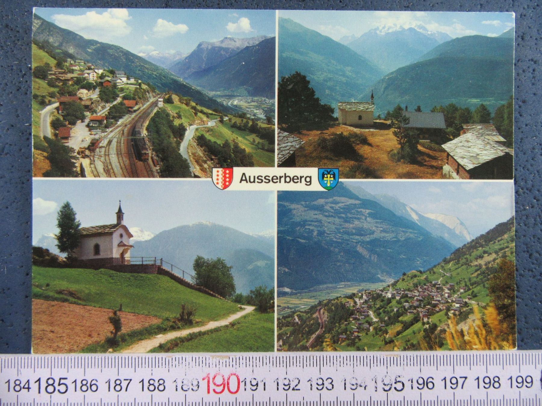 Cartoline postali: AUSSERBERG VS AK BLS 1977 – Usato da Ettingen venduto da Hausi4711