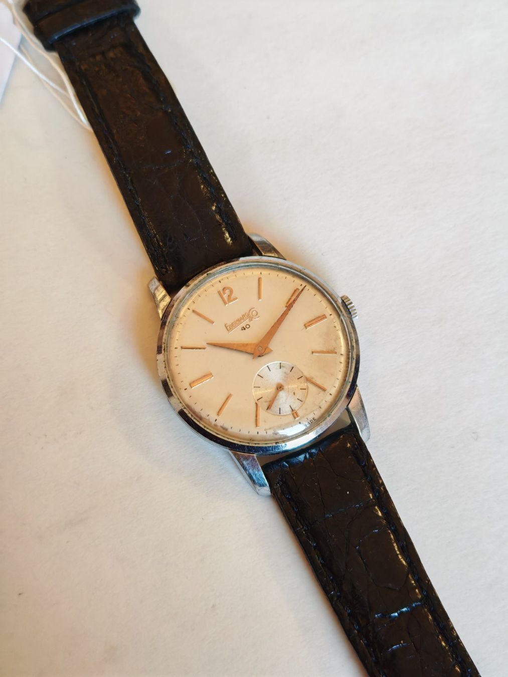 Eberhard & Co. Orologi: Eberhard & Co. Mod. 40, Ref. 668, 1950s Kleine Sekunden – Usato da Lenzburg venduto da rao_n5pj 1