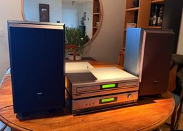 Chaîne HI-FI vintage DENON + enceintes B&W Etat exceptionel