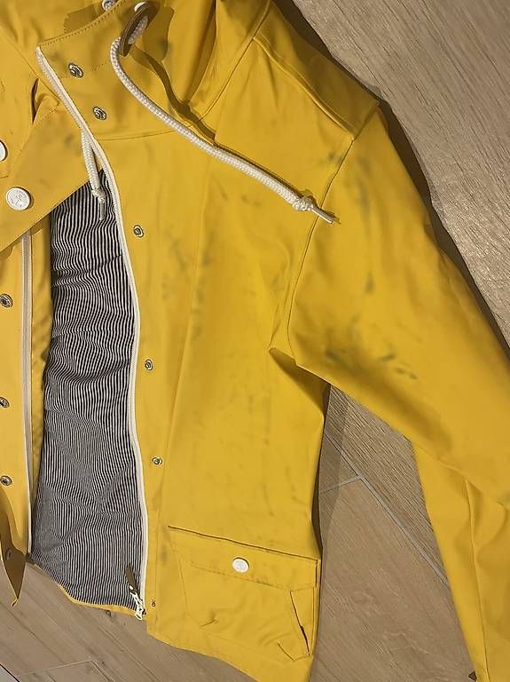 Giacche: Regenjacke gelb von Derbe Gr. 36 – Usato da Röschenz venduto da Va.ni.ni 3