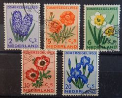 Niederlande Kat. 607-611 gest. 1953