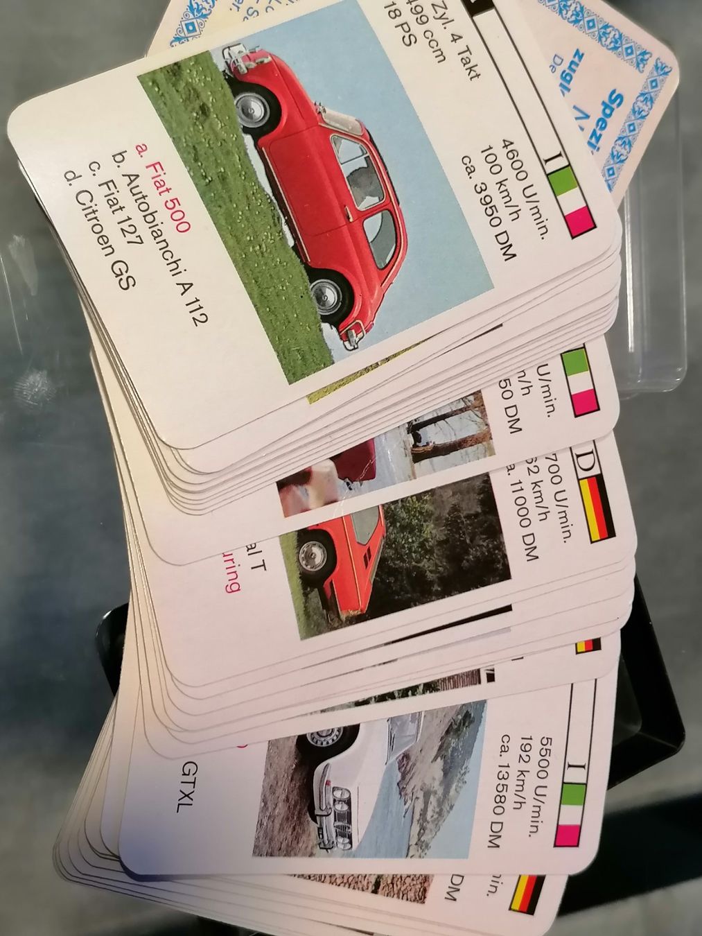 Giochi: Quartett - Autos - F.X.Schmid 526.22 – Usato da Basel venduto da vintagecollector 1