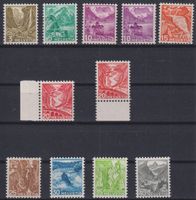 R21) Lot Tell 126I - 184, mit Gummi ohne Falz, sehe Scan