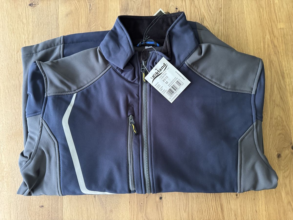 Wikland Giacche: Vikland Softshell Jacket M Navy/Grey Windproof & Water-Resis – Nuovo e nell'imballaggio originale da Riehen venduto da Lord7M7 5
