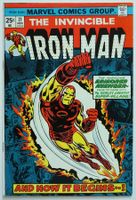 IRON MAN #71 ICONIC COVER VALUE STAMP VS. YELLOW CLAW 1974