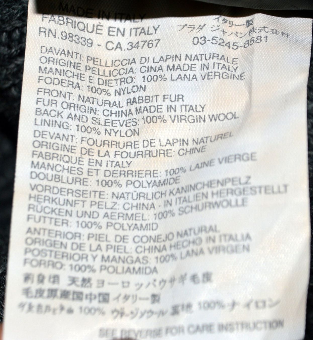 Prada Maglioni & Felpe: Jacke / pulover Prada veste / pull 100% Woll / laine .40 – Usato da Collonges venduto da Auganien 8