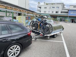 Modulare MIETE  Zeltanhänger, Fahrradtr./Dachbox VERMIETUNG