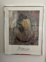 Poster Picasso gerahmt  H: 51 x B 41,5 cm