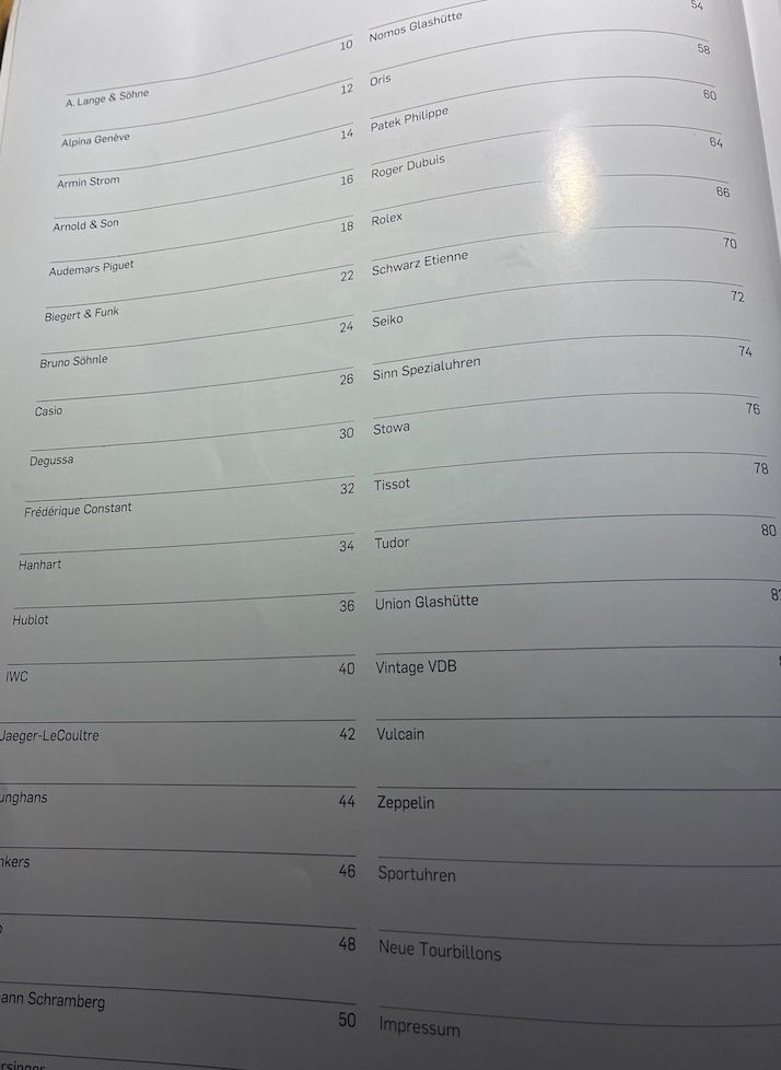 Riviste & Magazine: 2 spannende Uhrenkataloge – Usato da Baden venduto da Goldbaum 1
