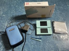Nintendo DS Lite mintgrün mit Zubehör