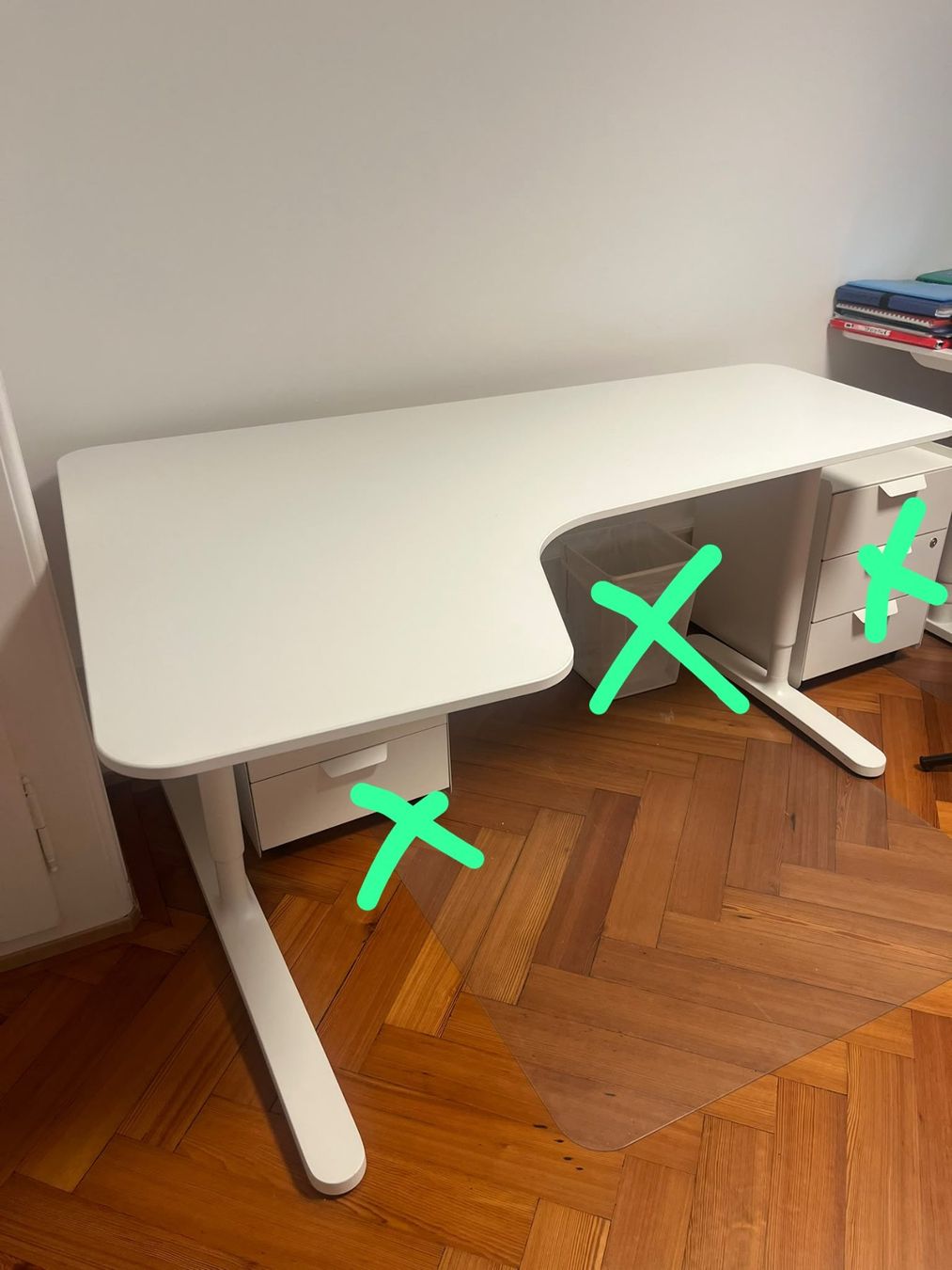 Ikea Schreibtische: Bureau Ikea BEKANT - angle gauche - 160X80 - NEUF – Neu (gemäss Beschreibung) aus Genève von del_yfp7 6