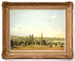 TOP Rudolf Müller Landschaftsgemälde Landschaft Barockrahmen