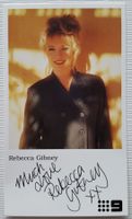 Rebecca Gibney, signiertes Original-Autogramm, um 1995