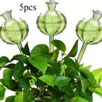 5 Stk. Glas Bewässerungskugeln für Pflanzen – Frühling 🌻