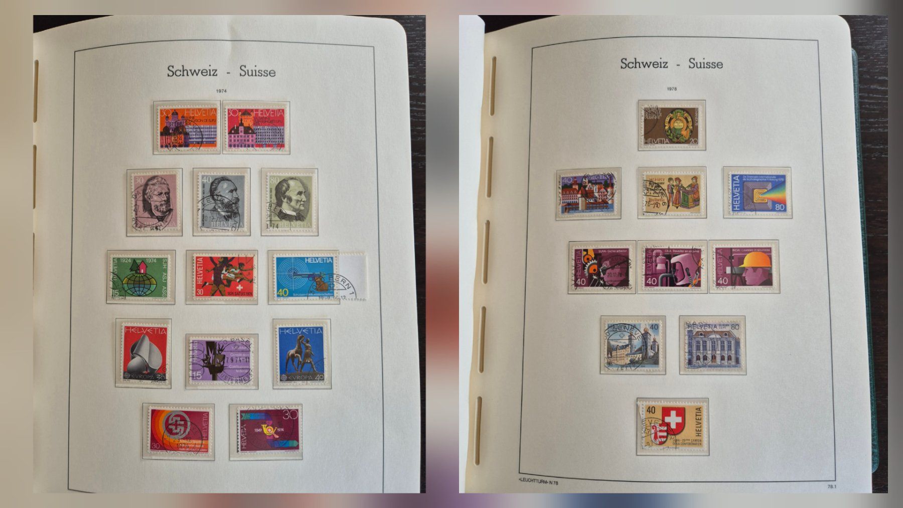 Tutti i francobolli: Schweiz Sammlung 1960-2003 – Usato da Buus venduto da papillon098 2