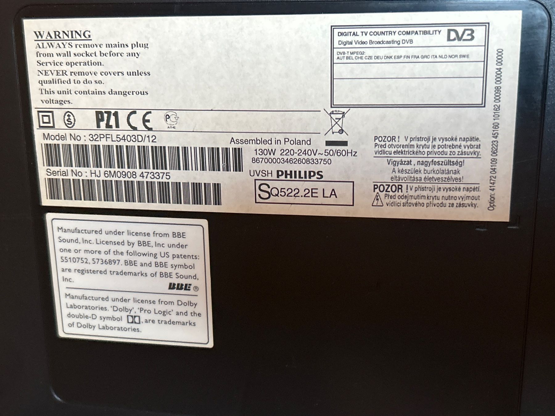 Televisori: Grosser Philips Flachbildschirm Fernseher – Usato da Villnachern venduto da RicardoMary 2
