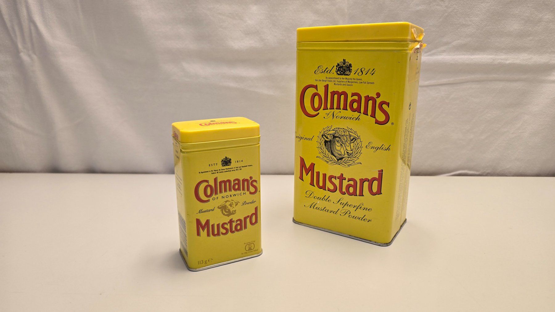 Behälter & Ähnliches: Colman's Senf Dose, Limited Edition, gelb – Neu (gemäss Beschreibung) aus Zürich von Bobesfee