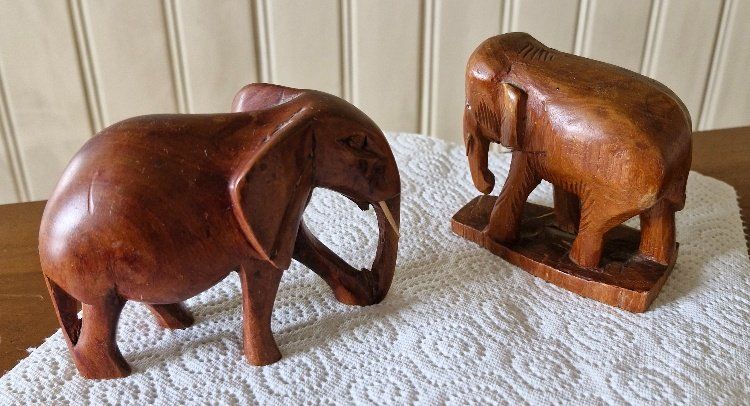Statuette: 2 wunderschöne Elefanten – Usato da Gerzensee venduto da Neggimann 2