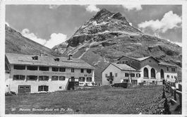 Berninapass (GR) Pension Berninahaus und Piz Alv