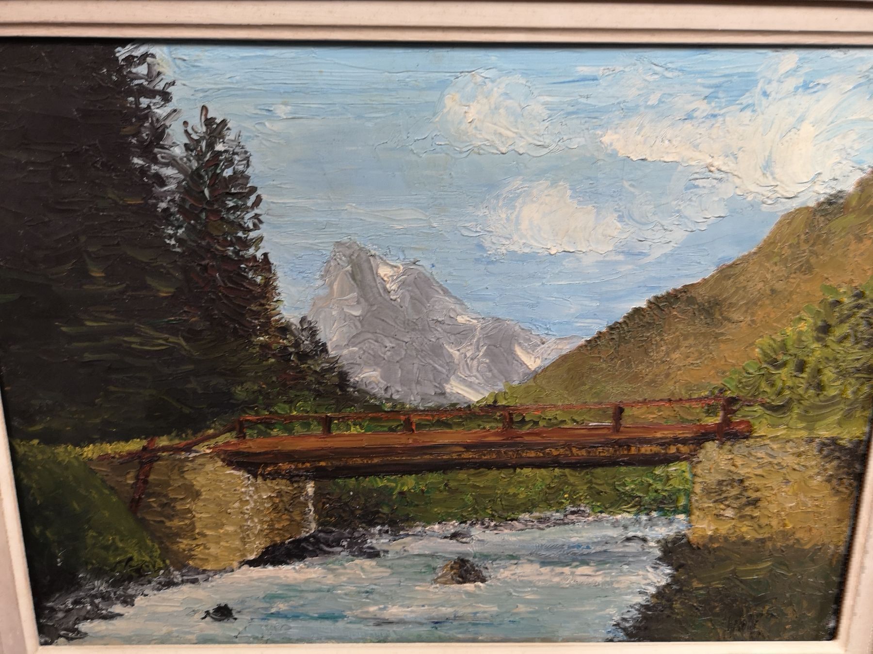 Gemälde: HUILE SUR TOILE SIGNÉE ET DATÉE – Gebraucht aus Genève von Qanil77 1