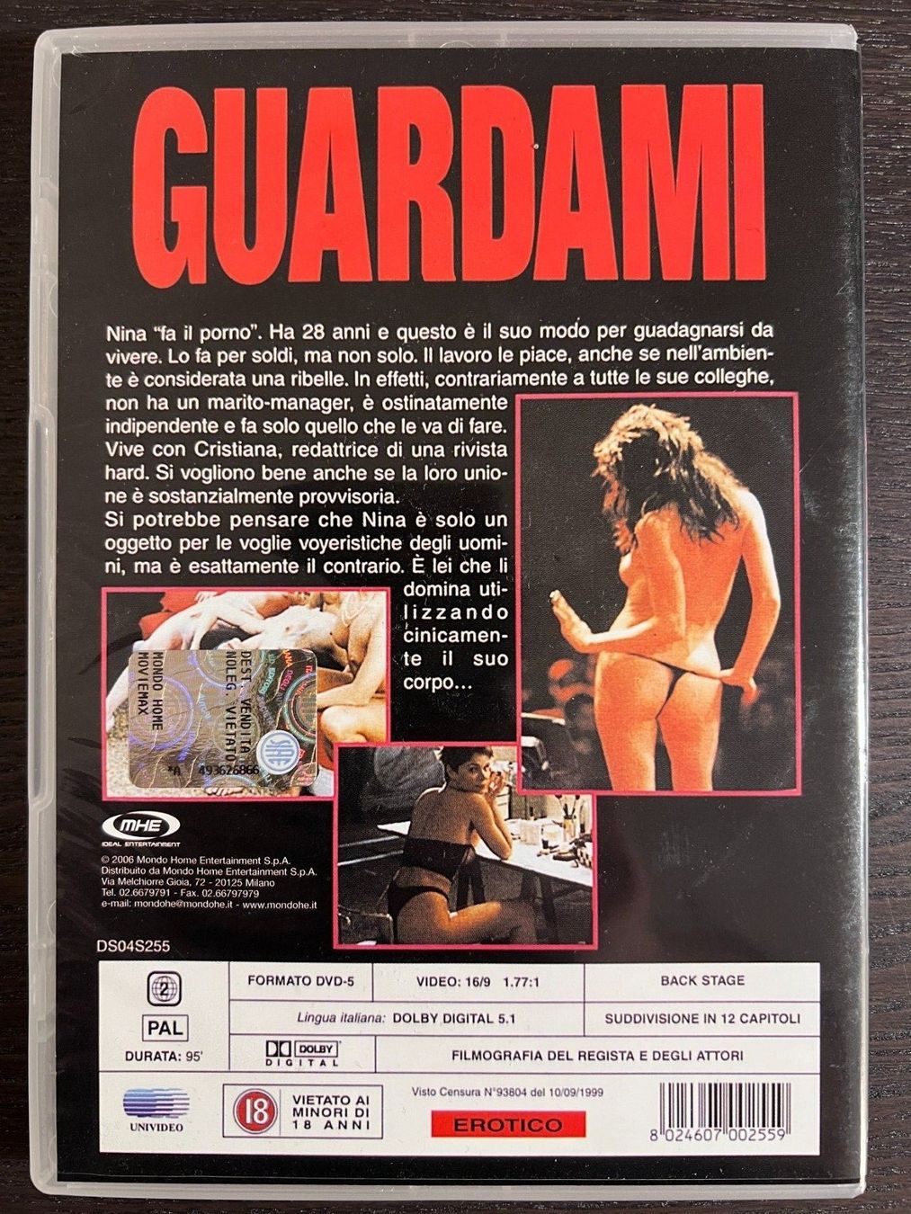 Tutti i DVDs: Guardami ( Italienisch ) – Usato da Zürich venduto da FilmFreunde 1