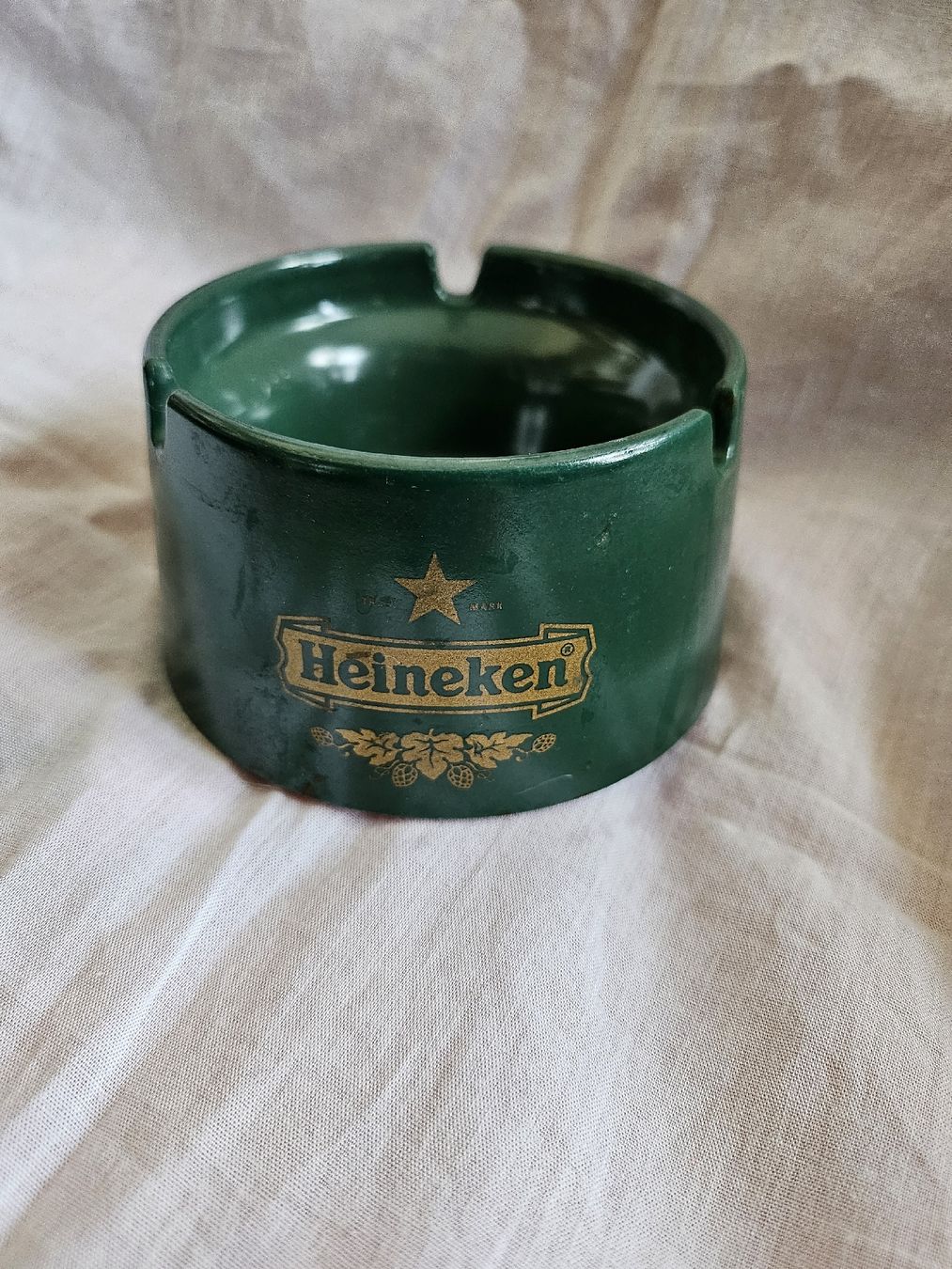 Heineken Portacenere: cendrier vintage Heineken – Usato da La Joux FR venduto da car_ck96