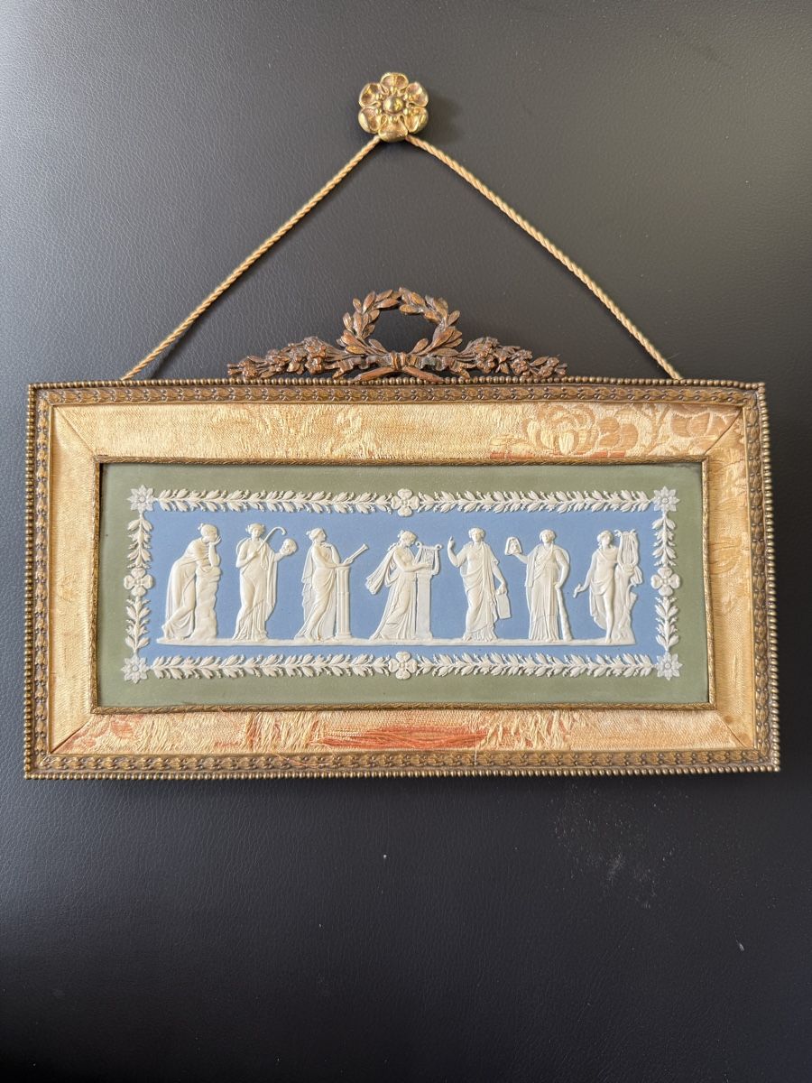 Dipinti: Tableau Plaque Décorative Bas-relief style Wedgwood – Usato da Ardon venduto da Momovs99 1