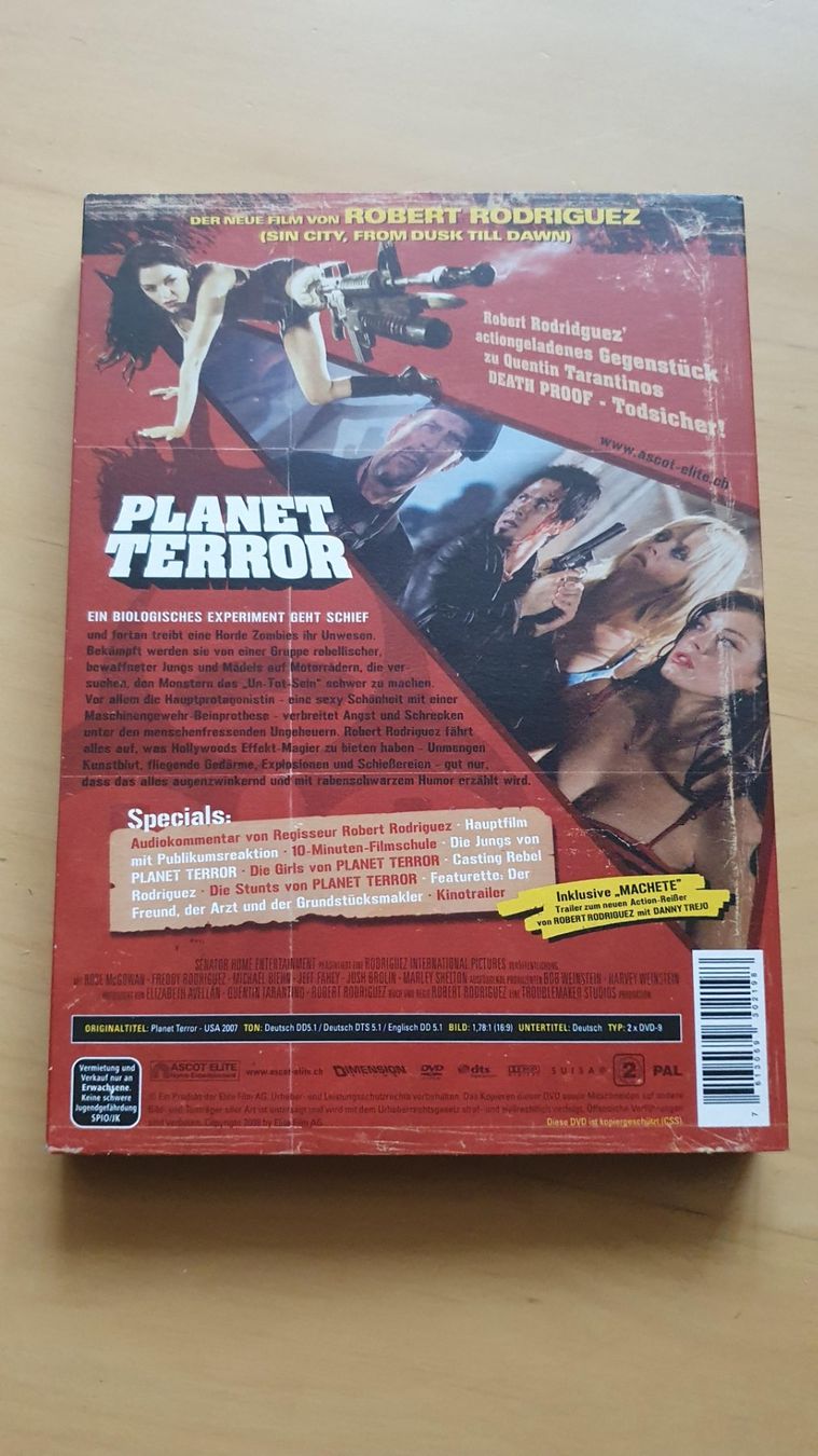 Tutti i DVDs: Planet Terror - Robert Rodriguez DVD - Edition collector – Usato da Romainmôtier venduto da Iguazu12 1