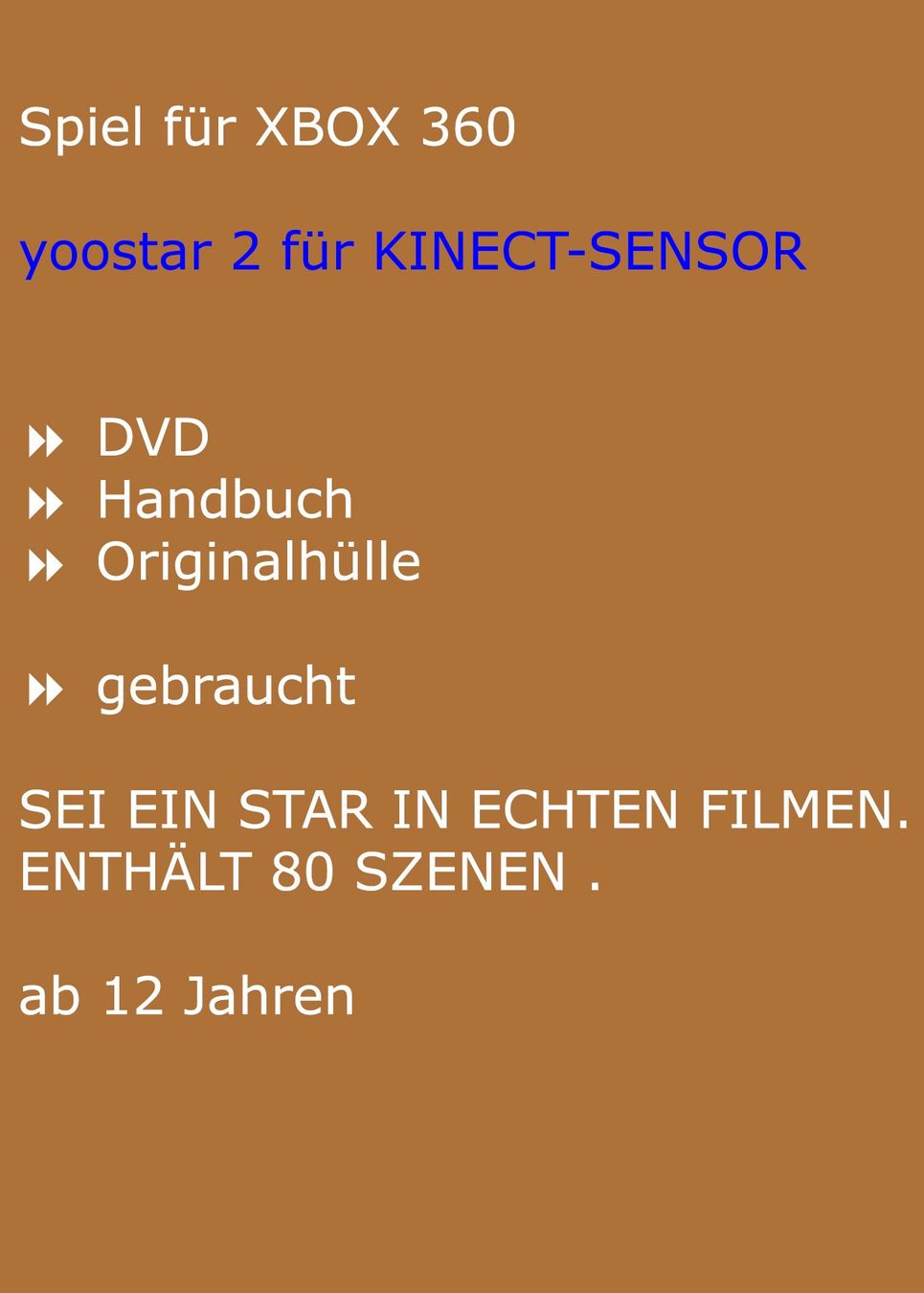 Microsoft Giochi: XBOX 360: yoostar 2 – Usato da Kaisten venduto da Hnweb 1
