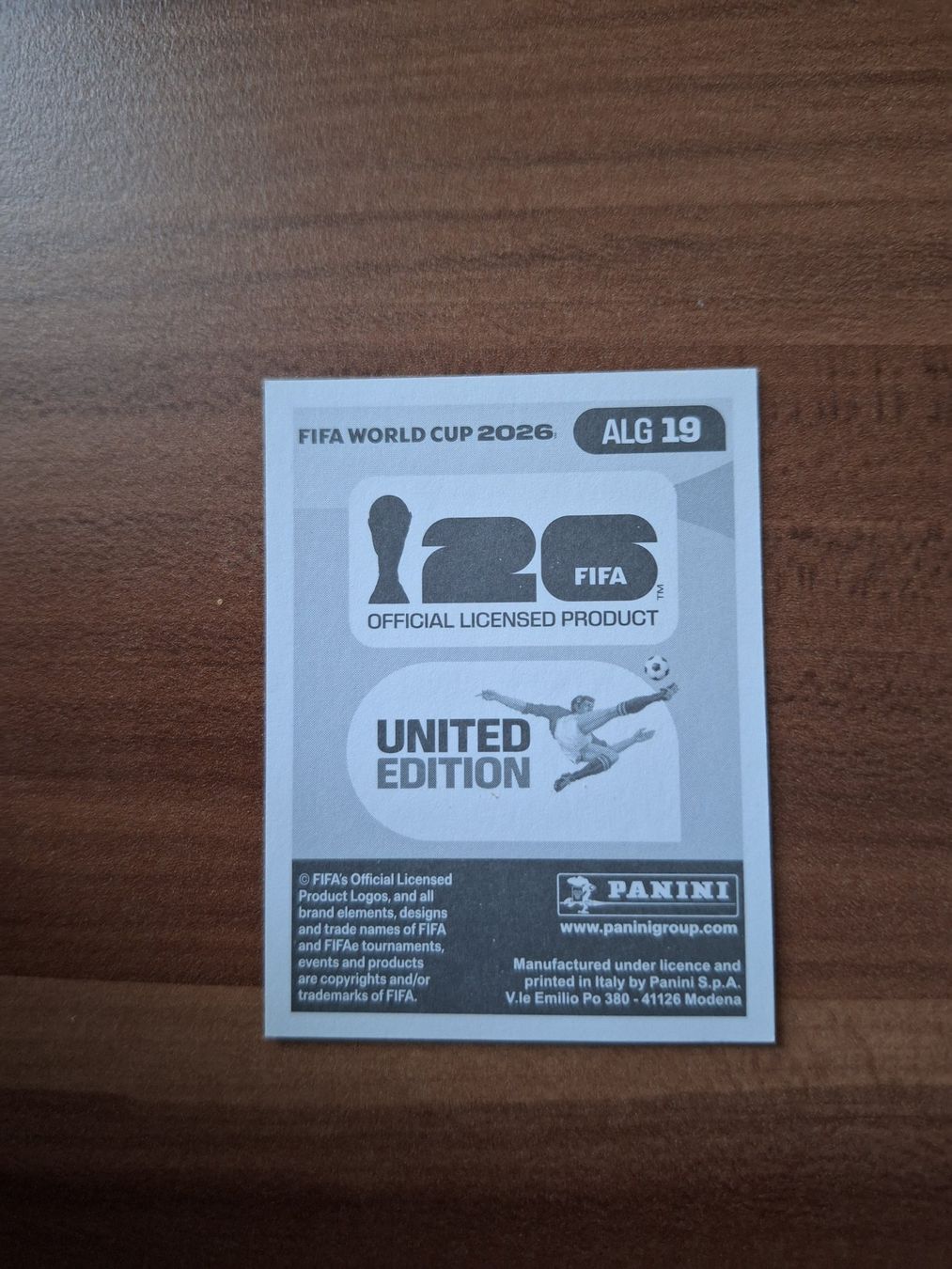 Panini Carte collezionabili: Panini Fifa WM 2026 - ALG 19 – Nuovo (secondo la descrizione) da Schlieren venduto da Thoenu2 1