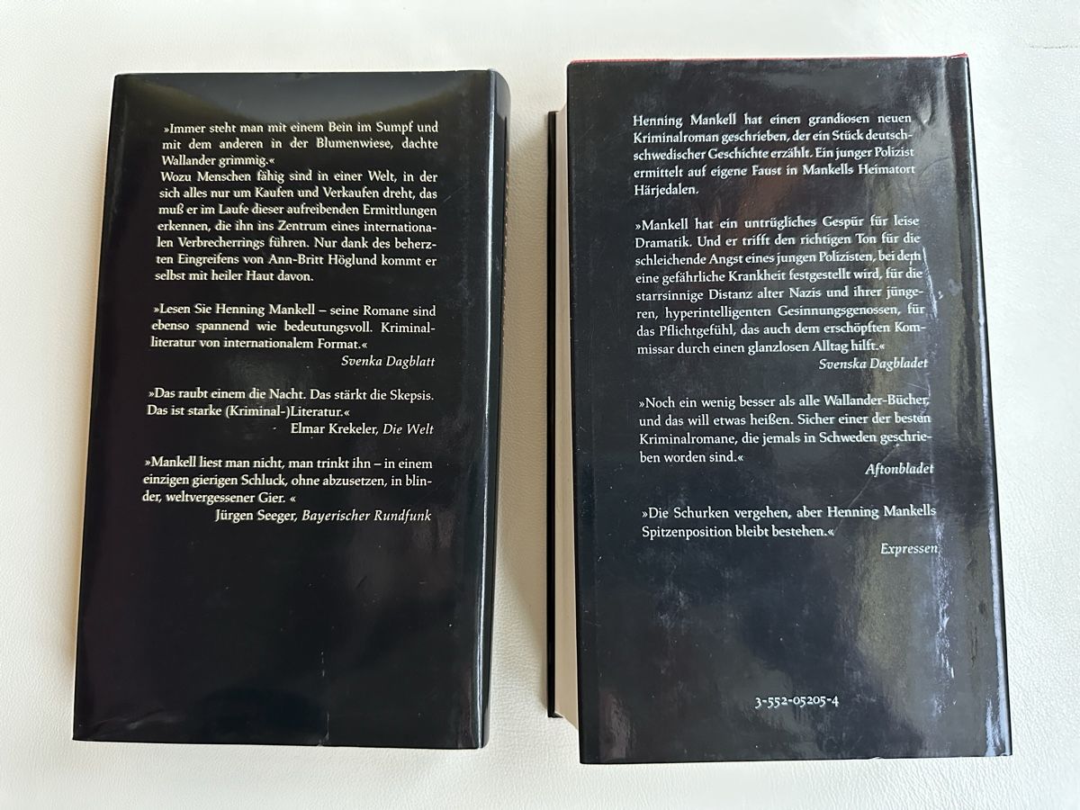 Libri: 2x Henning Mankel - Gebundene Ausgabe – Usato da Schmitten / FR venduto da Samsara169 1