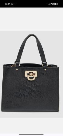 Elegante Handtasche DKNY Leder schwarz guter Zustand