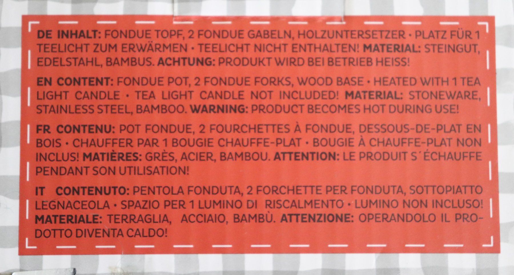 Elettrodomestici da cucina: Fondue for two 4 teilig – Nuovo (secondo la descrizione) da Glattfelden venduto da Sirax 2