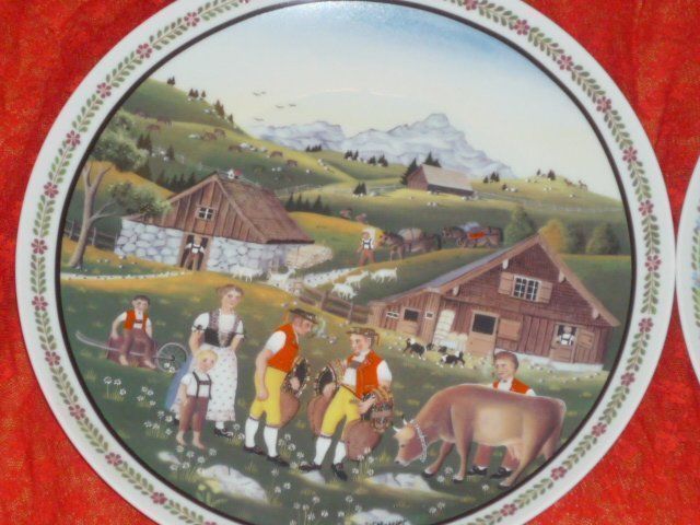 Teller: SAMMELTELLER 6 AUTHENTISCHEN-BEGRENZTEN – Gebraucht aus St.Gallen von Anso 6
