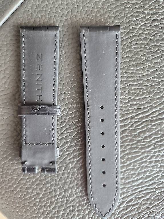 Bracelets: Bracelet Zenith alligator noir - neuf – Neuf avec emballage d'origine à Genève par Talhinho 3
