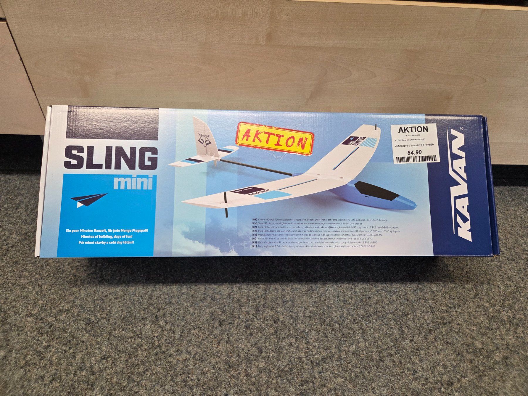 Modellismo RC: RC DLG Kavan Sling MINI 616mm ARF #KAV02.8099 – Nuovo e nell'imballaggio originale da Wetzikon ZH venduto da SCAMORA 5