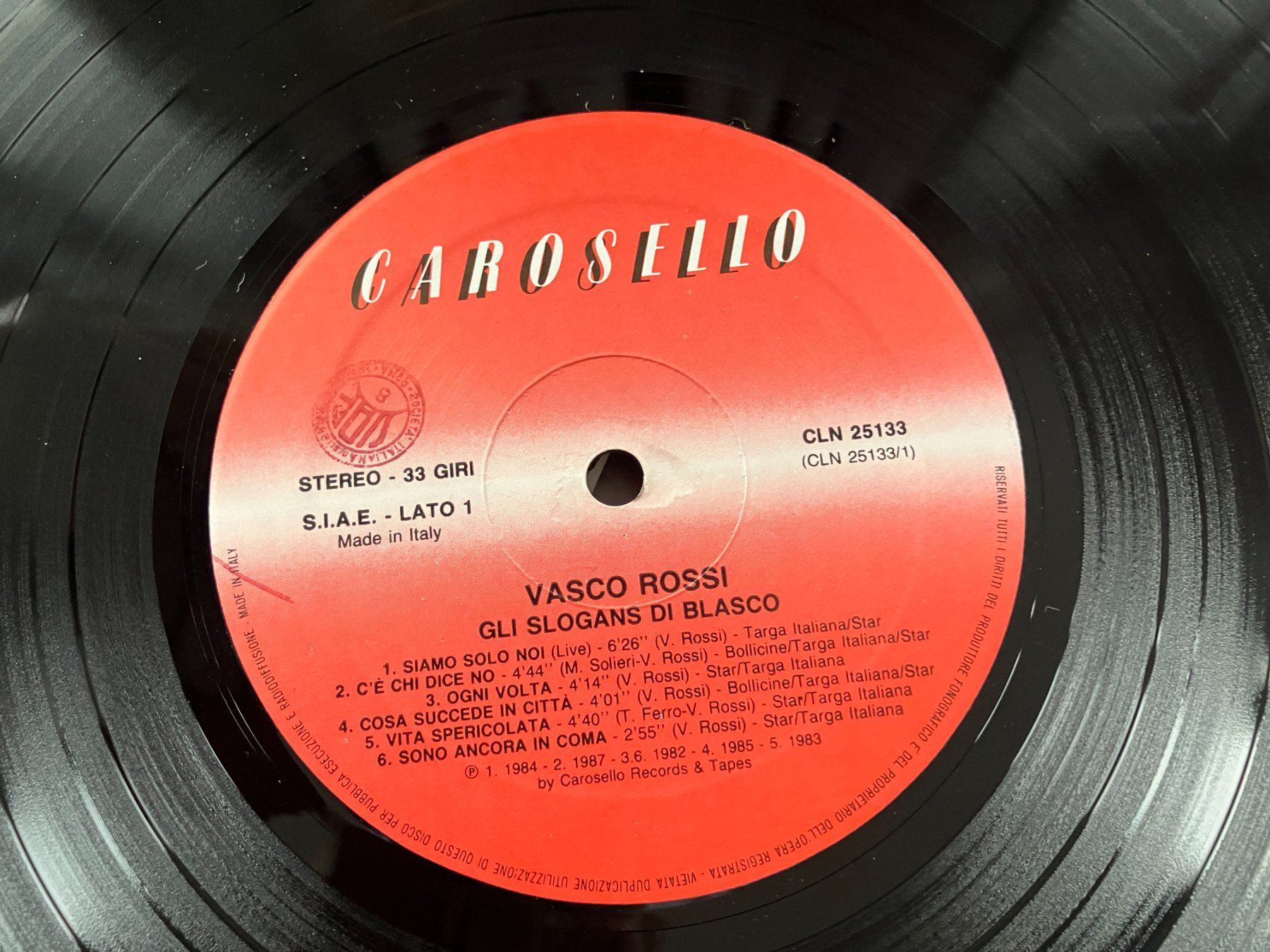Dischi in vinile: Vasco Rossi – Usato da Aarwangen venduto da Jukebox3 5