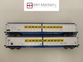 Jouef 673400+674200 Schiebewandwagen der DB DC GS H0 in OVP