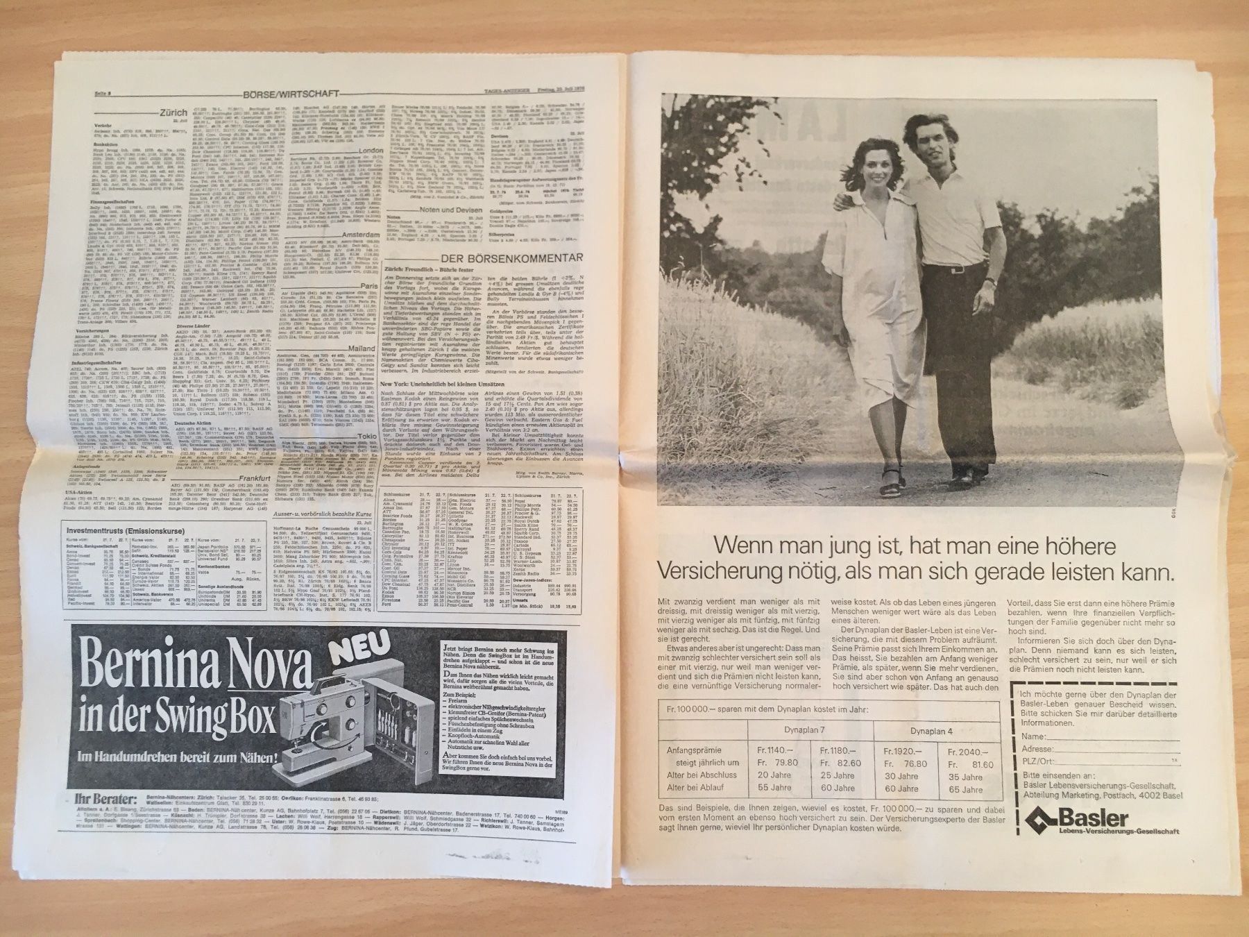 Zeitschriften & Magazine: Tagesanzeiger vom 23. Juli 1976 – Gebraucht aus Luzern von Jiggy_8898 3
