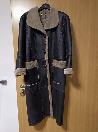 Damen -Ledermantel aus echt Leder für Kalt Winter