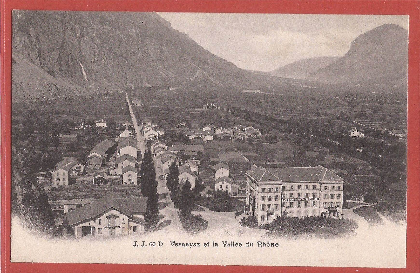 Cartoline postali: Vernayaz bei Martigny - ca. 1910 – Usato da Fislisbach venduto da Porano